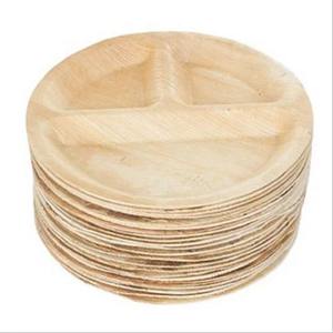 Assiettes jetables de luxe en feuilles de palmier d'arec avec vaisselle durable pour les services de traiteur, restaurants, hôtels et hôpitaux - Product Image 2