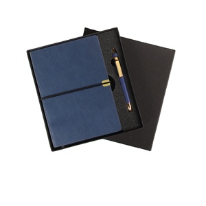 High Quality Customizable 2-in-1 Notebook <b>Pen</b> Set Leather Cover Office Corporate Gift for Business <b>Promotions</b> or Graduation - Product Image 1