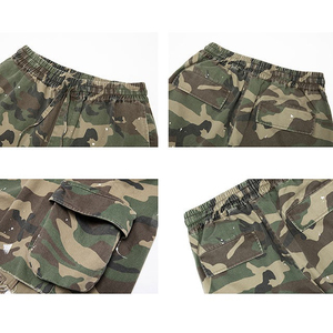Shorts cargo tactiques pour hommes, imperméables, en tissu ripstop, pour la randonnée, la pêche, le travail en extérieur, multi-poches - Product Image 6