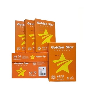 Papel para Impresora Golden Star Premium A4 70, Blancura: 90%, Tamaño: 210x297 mm, 70 g/m², 5 Resmas, 500 Hojas/Resma, 5 Resmas/Caja - Product Image 1
