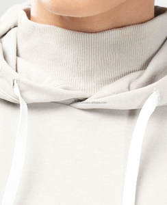 Fabricant Vente en gros Streetwear personnalisé Surdimensionné Polaire Femmes Sweat à capuche imprimé bouffant Casual Solid Knitted Hoodies pour Femme - Product Image 3