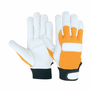Guantes de Trabajo Resistentes al Calor, de Cuero Vacuno Granulado, con Revestimiento de Spandex en la Parte Posterior, para Trabajo Pesado - Product Image 1