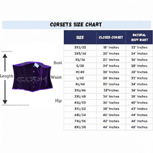 <b>Underbust</b> Steelboned Purple Velvet Corset With Purple Satin Trim / Fashion And Fitness Wear Corset - Product Image 6