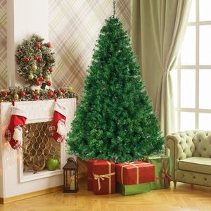 Alightup Albero di Natale in PET Pre-Illuminato a Batteria, 180 cm, 1050 Rami, Albero Innevato di Alta Qualità per Decorazioni Esterne - Product Image 1