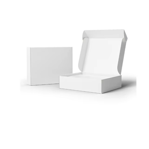 Boîte d'expédition blanche 3 plis 10 x 10 x 3 pouces, durable et légère, pour l'e-commerce, la livraison et le stockage - Product Image 6