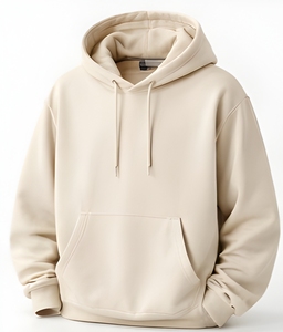 Sudadera con Capucha de Forro Polar Grueso de 350 GSM, Premium, Corte Holgado, Estilo Urbano, Personalizable con Logotipo, Ropa de Invierno, Suministro del Fabricante - Product Image 1