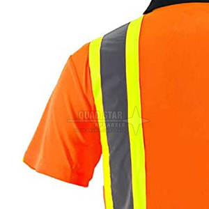 Ropa de seguridad para exteriores, ropa de trabajo transpirable, polos para hombre, MOQ bajo, nuevo diseño, polos de trabajo. - Product Image 6