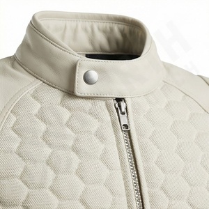Chaqueta de Motociclista de Cuero Genuino para Hombre de la Mejor Calidad, Nueva Colección de Invierno, Chaquetas de Motocicleta con Protecciones Desmontables Personalizadas - Product Image 4