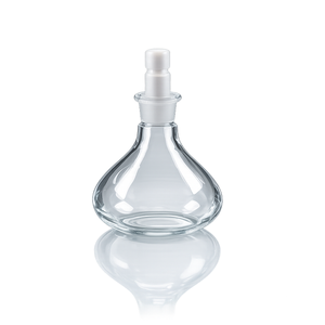 Pycnomètre en verre de laboratoire Samco Lab SSW-521, flacon de densité relative rond avec capillaire et bouchon PTFE interchangeable - Product Image 3