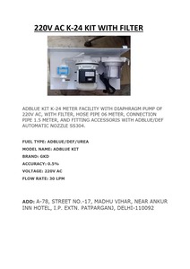 Kit Portátil de AdBlue de Calidad de Exportación, Ideal para Talleres, Garajes y Operaciones de Mantenimiento de Flotas, Disponible al Mejor Precio del Mercado - Product Image 4