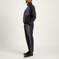 Ensemble de jogging surdimensionné en molleton 100 % nylon avec broderie en dentelle et épaules tombantes, logo personnalisé imprimé, ensembles coupe-vent