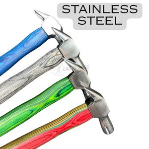 Marteau de ferrage de haute qualité à double face avec tête en acier et poignée en bois pour farriers et smelters – Travail de précision des sabots - Product Image 2