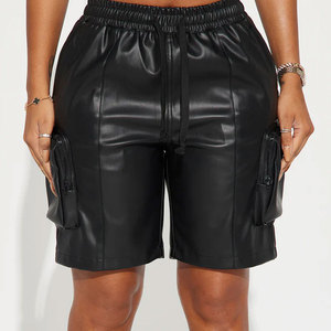 Shorts en jean pour femmes, respirants, à séchage rapide, 100% coton, taille élastique, imprimés sur mesure, 180g, personnalisables, haute qualité, tailles sur mesure - Product Image 2