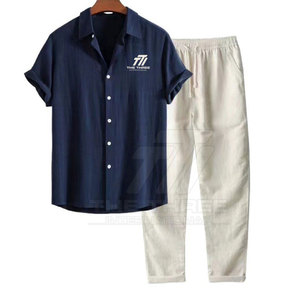 Men's Casual Eco-Friendly Customized Tracksuit Set New Design OEM Service Wholesale Comfortable Outing Wears for Daily Use - Product Image 2