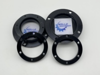 Kit de fixation d'extrémité de mélangeur anti-éclaboussures, couvercle d'isolation des résidus, bague de compression de maintien sous pression pour pompe à béton