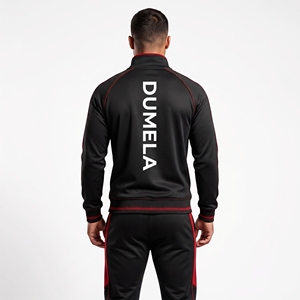Dumela – Survêtement d'entraînement hivernal respirant et écologique à capuche, imprimé sur mesure pour hommes, idéal pour le jogging - Product Image 4
