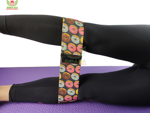 Set de Bandas de Resistencia para Entrenamiento de Cadera para Mujeres, Bandas Elásticas Anchas Antideslizantes para Ejercicios de Glúteos, de Poliéster Resistente - Product Image 5