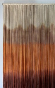 Rideau en macramé, Art mural moderne, Rideau de porte, Macramé pour fenêtre, Décoration de ferme, Cantonnière de chambre, Tapisserie bohème - Product Image 2