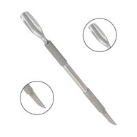 Outil de façonnage des cuticules à lame angulaire en acier inoxydable, double extrémité, instrument professionnel de manucure et pédicure, écologique