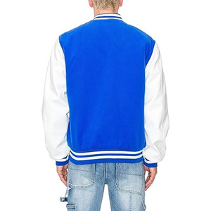 logo Design Varsity <b>Jackets</b> Custom Unisex <b>Baseball</b> <b>Jacket</b> <b>Men</b> Casual Plain Cotton Letterman Winter - Product Image 5