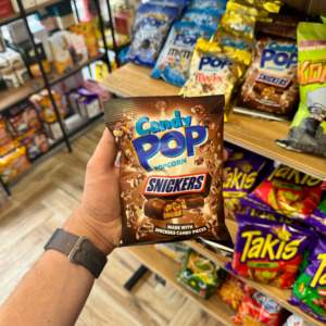 Palomitas de Maíz Candy Pop Sabor Snickers 28g, Palomitas de Maíz Crujientes Recubiertas de Chocolate y Caramelo, Dulces y Saladas, Paquete al por Mayor - Product Image 6