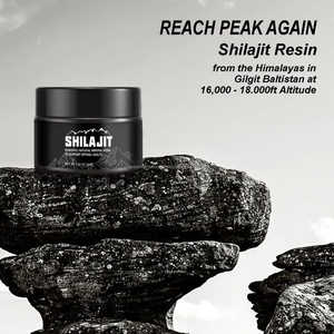 Résine de Shilajit de qualité alimentaire brute, extrait végétal pour la force et la récupération, emballage en verre, vente en gros par FIT - Product Image 2