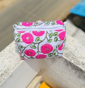 Cosmetic <b>Toiletry</b> Bag Practical and Stylish <b>Storage</b> Solution for Beauty Essentials Indian Vintage Makeup Bags for Sale - Product Image 6
