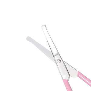 Stainless Steel Customized Color Handle Durable <b>Nail</b> Scissor OEM Blunt Tip Straight Blade <b>Nail</b> <b>Art</b> Cuticles Care Low MOQ Scissor - Product Image 3