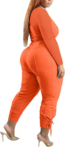 Ensemble de yoga respirant pour femme, marque privée, pour l'été 2026 – Leggings et soutien-gorge sans couture 2 pièces - Product Image 4