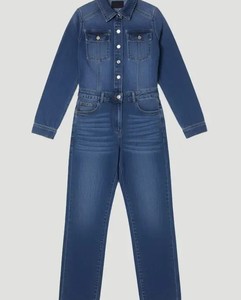 Women's <b>Wide</b> <b>Leg</b> Denim <b>Jumpsuit</b> Trendy Jean One Piece Casual Streetwear Wholesale Manufacturer Playsuit Overalls Trousers Jeans - Product Image 3
