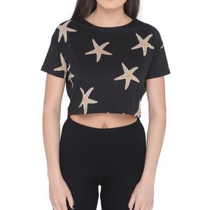 Blusa Casual de Otoño para Mujer, Cuello Redondo, Manga Regular, Talla Grande, Transpirable, a Cuadros, Estilo Crop Top - Product Image 5