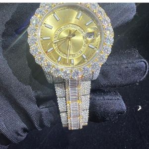 High Quality Fully Customized Iced Out Diamond Lab Grown <b>Watch</b> for <b>Men</b> Hip Hop Diamond Jewelry <b>Watch</b> Gift - Product Image 4