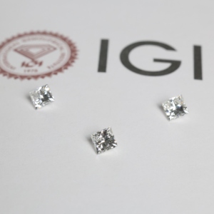 Diamante Cuadrado de Laboratorio de 0.55 Ct, Color D, Claridad VS2, Diamante HPHT, Grado IGI, para Joyería, Calidad de Exportación - Product Image 1