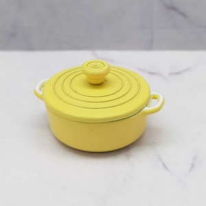 Mini pot en émail, ustensile de cuisine en métal, réplique de vaisselle en poterie pour scène de cuisine de maison de poupée, décoration DIY pour les 14 ans et plus - Product Image 6