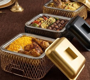 หม้อสี่เหลี่ยมสแตนเลสพร้อมฝาปิด เก็บความร้อน ดีไซน์ทันสมัย - Product Image 6