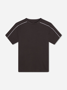 T-shirts pour hommes de haute qualité, vêtements noirs, mode décontractée, design de logo OEM, t-shirts pour hommes surdimensionnés personnalisés - Product Image 2