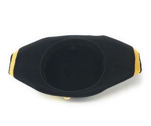 Black Wool Felt Adjustable Outdoor Napoleon Bicorn Hat Historical Costume <b>Cap</b> Reproduction Napoleonic French Bicorne Naval Hats - Product Image 3