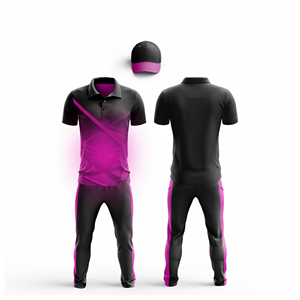 Uniforme de Equipo de Cricket Personalizado de Alta Calidad Profesional |   Uniforme Completo de Cricket para Hombres, Mujeres y Jóvenes, Camiseta Polo y Pantalones - Product Image 6