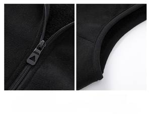 Chaleco de lana sin mangas de doble cara con logotipo personalizado bordado, precio de fábrica de Bangladesh y China, para otoño e invierno - Product Image 3