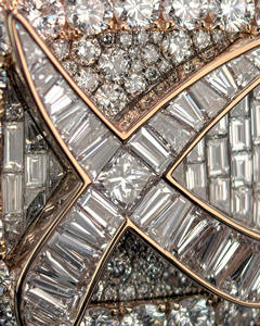 Anillo de compromiso y boda llamativo con moissanita de corte baguette y redondo, de plata de ley 925, joyería hip hop. - Product Image 3