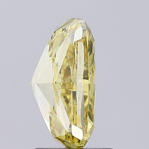 Brillante y elegante pieza de joyería fina de lujo, diamante cultivado en laboratorio de color amarillo vivo certificado, corte cojín, piedra preciosa suelta radiante. - Product Image 4