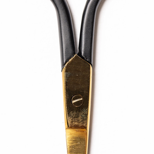 Ciseaux à broder à lames droites affûtées, couleur or titane, finition miroir, en acier inoxydable, pour travaux d'aiguille - Product Image 4