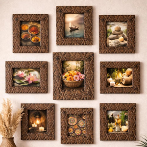 Wood <b>Photo</b> <b>Frame</b> Classic Rustic Farmhouse Interior Decor Artisan Crafted Eco Friendly Sustainable Wood Material Premium Quality - Product Image 4