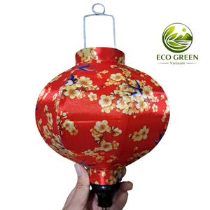 Eco Friendly Hoi An Lantern Handmade Bamboo Silk Lamp for Sustainable Home Decor and Gift Shop Collection - Product Image 3