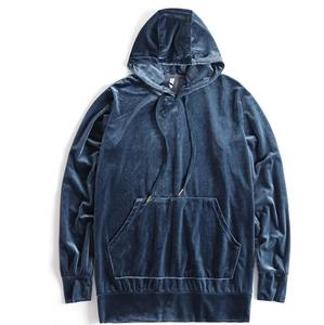 OEM Services 2026 Latest Custom Wholesale Bulk Order Velvet <b>Velour</b> Pullover Good Quality Men Embroidered Oversized Hoodies - Product Image 6