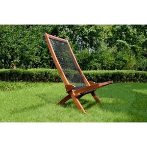 Chaise pliante en bois - Product Image 1