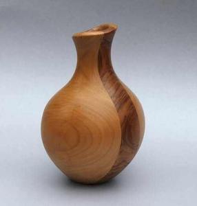 Jarrón de Madera Maciza de Nogal, Floreros Decorativos, Recipientes para Arreglos Florales, Jarrón Decorativo para Ramilletes - Product Image 5