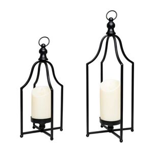 Lanternes à bougies en métal, élégantes, porte-lumières suspendus pour la maison, le jardin, la véranda, la terrasse, le balcon, la décoration de table pour les mariages et les célébrations - Product Image 3