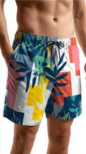 Shorts de Playa Sublimados de Verano, Shorts de Playa Sublimados de Moda para Hombre, Shorts de Baño de Secado Rápido para Hombre - Product Image 3