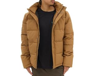 Veste d'hiver matelassée pour homme, chaude, épaisse, légère, à capuche, coupe-vent, imperméable, pour usage extérieur - Product Image 1